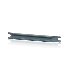 Eine 12,5 cm lange C-Profil-Tragschiene auf einem transparenten Hintergrund.