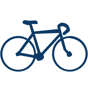 Symbol eines Fahrrads