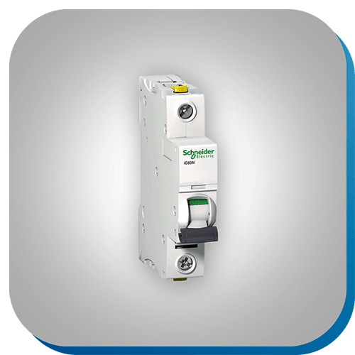 Sicherungsautomat für elektrische Anlagen in der Automatisierungstechnik.